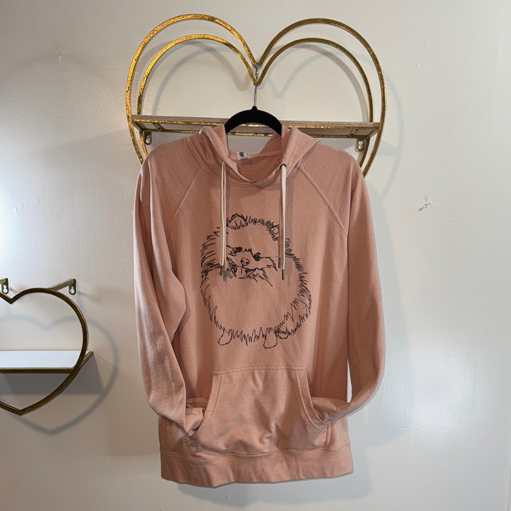 Pomeranian Hoodie size L